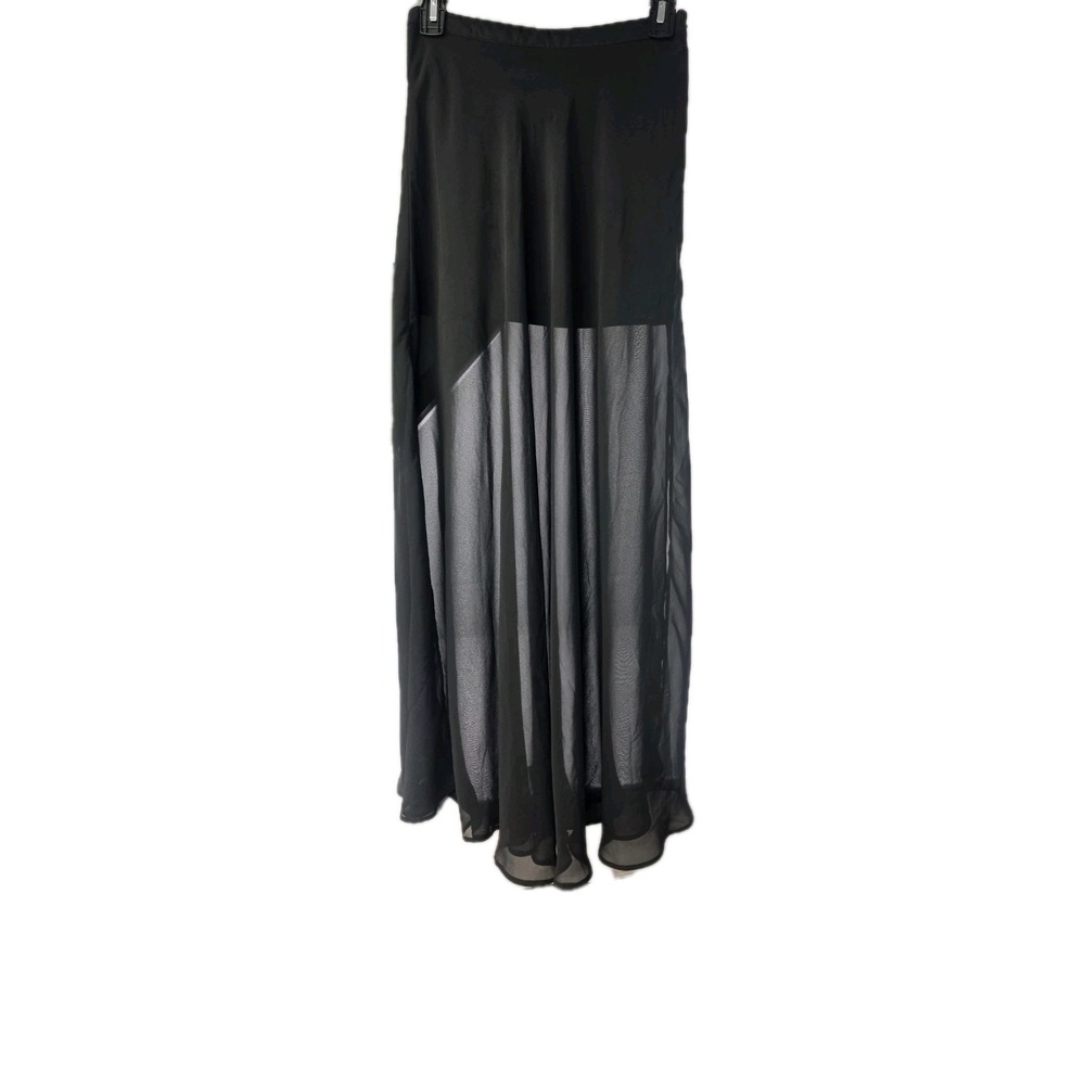 Forever 21 Chiffon Maxi Skirt With Shorter Skirt Underneath‎ S Goth Whimsigoth